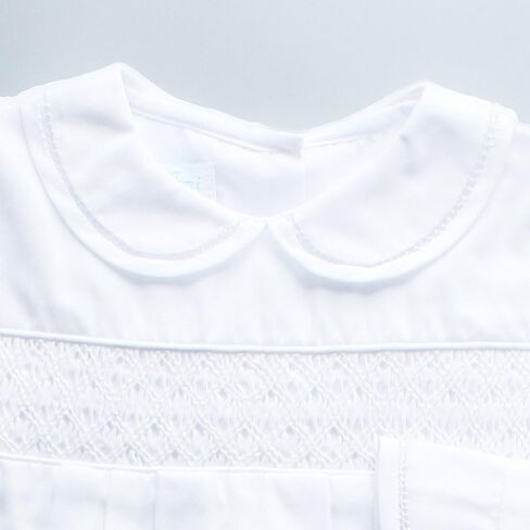 Petit Ami Baby Boys' Bubble with Smocking and Faggoting, Newborn in Saudi Arabia