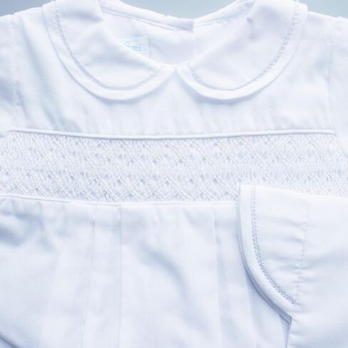 Petit Ami Baby Boys' Bubble with Smocking and Faggoting, Newborn in Saudi Arabia