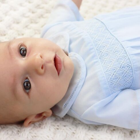 Petit Ami Baby Boys' Bubble with Smocking and Faggoting, Newborn in Saudi Arabia