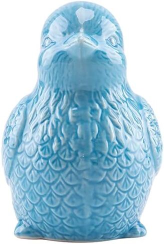 Blue Cottage Ceramic Bird Figurine Ornaments,Animal Model Gift for Home Garden Statue Wedding Decor (Blue) in Saudi Arabia