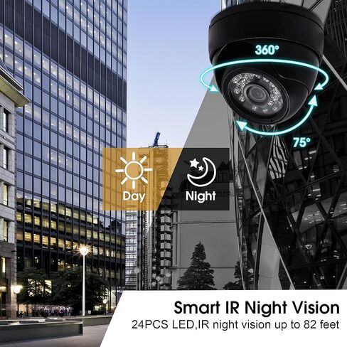 ALPCAM USB كاميرا قبة كاملة HD 1080P USB كاميرا ويب مع CMOS OV2710 مستشعر صورة مقاوم للماء كاميرا ويب داخلية وخارجية، كاميرات USB مع رؤية ليلية لنظام Android Linux Windows Mac Raspberry Pi in Kuwait