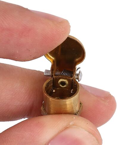 sourcingmap Lubricating Spring Cap Grease Oil Cup 10mm Thread Dia 2Pcs Brass Tone in Saudi Arabia