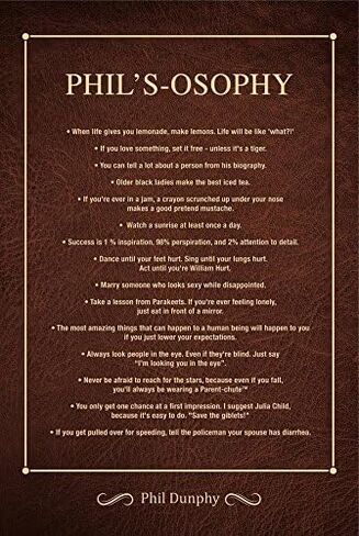 بوستر عائلي عصري - ملصقات كوول تي في بروبس Family مستوحاة من كتاب Phils Osophy Modern Family Merchandise - دروس الحياة العائلية الحديثة من الأب - ملصقات جامعية رائعة من Loving Family Dad Phil in Kuwait