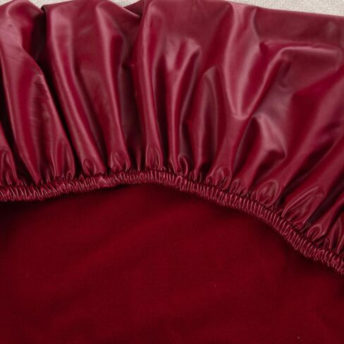 أغطية كراسي الطعام من KWLOVER مجموعة من 6 أغطية كرسي من جلد البولي يوريثان مقاومة للماء، واقي كرسي المطبخ قابل للإزالة والغسل (قهوة، 6) in Kuwait