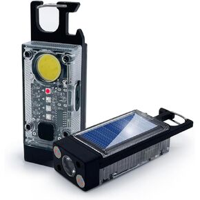 فانت. لوكس مصباح يدوي صغير 900 لومن اي دي سي مع مغناطيس، مصباح LED احمر يعمل بالطاقة الشمسية قابل لاعادة الشحن للتخييم والمشي لمسافات طويلة - عبوة من قطعتين in Kuwait