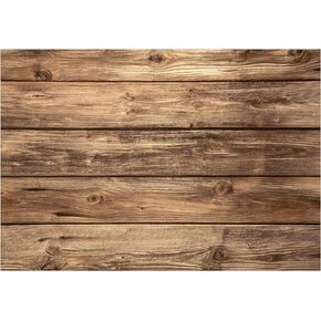 YYNXSY Rustic Wood Wall Backdrop Natural Brown Wooden Board Photography Background Baby Shower Birthday Party Cake Table Decoration Banner Backdrops Photo Booth Prop 7x5FT YY-505