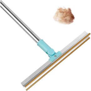 Pet Hair remover,55 in Adjustable Long Handle Carpet Rake，Reusable Pet Hair Remover Carpet Long Handle,Remover for Embedded Fur Removal from Carpet and Rug.Carpet Scraper and Cat Dog Hair Remover. in Kuwait