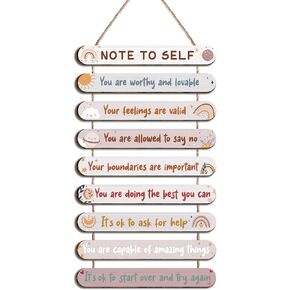 9 قطع من فاجافيلا ملاحظة إلى تذكيرات الصحة العقلية الذاتية، ديكور المكتب، فن ملهم، مشاعر علم النفس، اقتباسات إيجابية، ديكور جداري فني، لافتة معلقة، ديكور مكتبي-13 in Kuwait