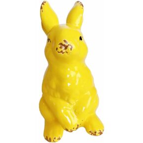 تماثيل أرنب سيراميكية ديكورات أرنب بورسلين أرانب ديكور منزلي تماثيل أرنب عيد الفصح ديكور تماثيل أرنب هدية زينة (أخضر) in Kuwait