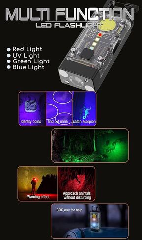 فانت. لوكس مصباح يدوي صغير 900 لومن اي دي سي مع مغناطيس، مصباح LED احمر يعمل بالطاقة الشمسية قابل لاعادة الشحن للتخييم والمشي لمسافات طويلة - عبوة من قطعتين in Kuwait