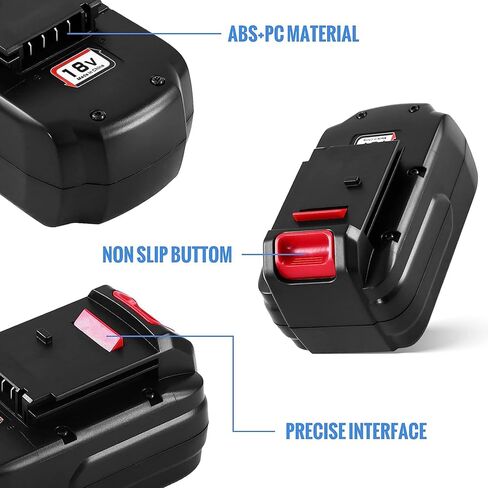 GERIT BATT Upgraded to 3600mAh 18 Volt Ni-Mh Replacement PC18B Battery Compatible with Porter Cable 18V Battery PC188 PCC489N PC18BLX PC18BLEX Cordless Power Tools Batteries in Kuwait