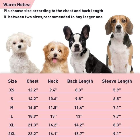 BRKURLEG معطف شتوي للكلاب بأربعة أرجل وسترة شتوية عاكسة للكلاب معاطف الطقس البارد، معطف دافئ للكلاب بأكمام طويلة للكلاب المتوسطة الصغيرة أرجواني XXL in Kuwait