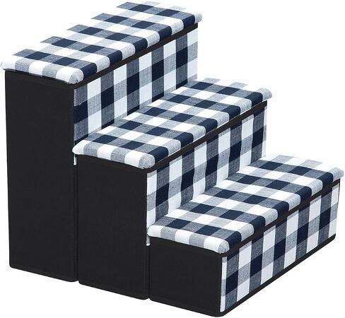 E.P.C. Deluxe Fold Away 3 Step Pet Stairs with Storage in Saudi Arabia