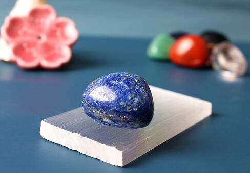 مجموعة الشفاء من حجر الشاكرا والكريستال من vuUUuv للتأمل، وتوازن الشاكرا أو الطقوس، والسيلينيت مع طاقة الشفاء التنظيفية (7 قطع + قطعتين) in Kuwait