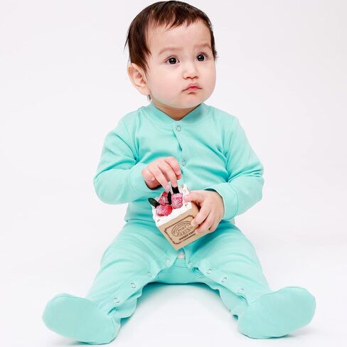 HahaNice Newborn Baby Footed Snap-Up Rompers 100% Cotton One-Piece Coverall in Kuwait