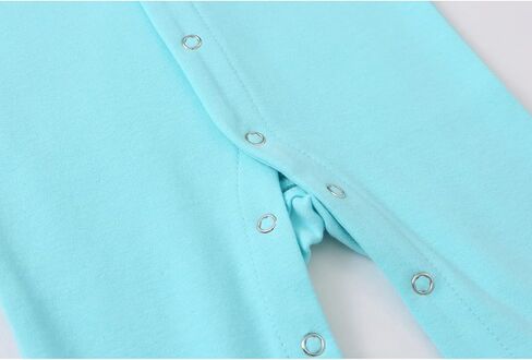 HahaNice Newborn Baby Footed Snap-Up Rompers 100% Cotton One-Piece Coverall in Kuwait