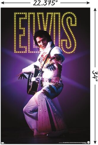 الاتجاهات الدولية إلفيس بريسلي - ملصق حائط البدلة in Kuwait