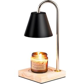 Vunjab Candle Warmer Lamp Dimmable Timer, with 2 Bulbs Electric Candle Lamp Warmer, Home Scented Jar Candles Heater Gifts for Mom Bedroom in Saudi Arabia