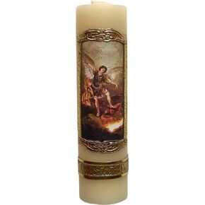 Archangel Saint Michael Archangel Unique Candle Protection Angel Vela de San Miguel Arcangel
