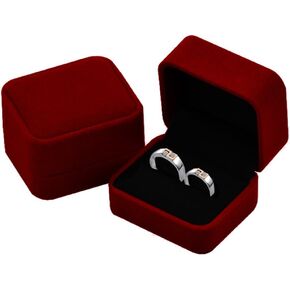 KINGWEDDING Flocked Earring Gift Boxes Jewelry Box,Rings Boxes (Blue) in Saudi Arabia