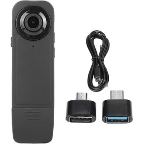 ASHATA Mini Body Camera, Auto Save HD 1920x1080P Small Body Camera Personal Pocket Video Camera, 32GB Back Clip Camera for Recording Law Enforcement with 6 Hours Battery Life in Saudi Arabia