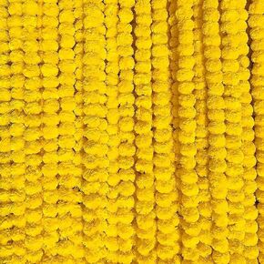 THE ART BOX 5 Pcs - 4.5 Feet Orange Artificial Marigold Garlands Halloween Diwali Decorations Wedding Fake Flowers Strands Fall Hanging Christmas India Festival Decor in Kuwait