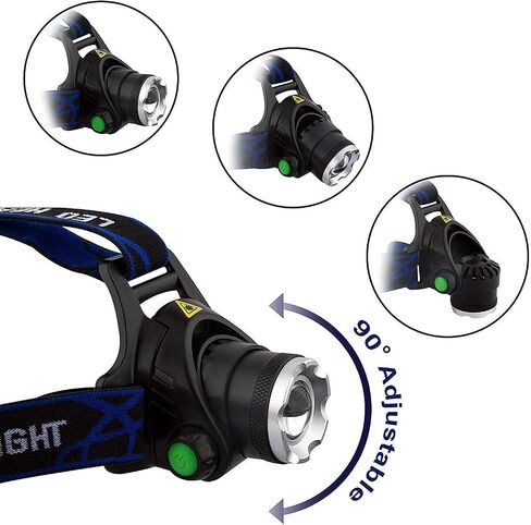 WINDFIRE Green Light Headlamp Rechargeable Zoomable Motion Sensor in Saudi Arabia