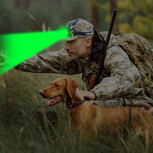 WINDFIRE Green Light Headlamp Rechargeable Zoomable Motion Sensor in Saudi Arabia