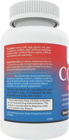 OHOO 200 مجم CoQ10، دعم الإنزيم المساعد Q10 لمكملات الطاقة، 30 كبسولة in Kuwait