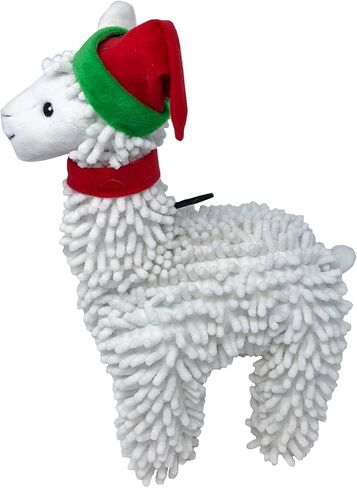 Snuggle Puppy Tender-Tuffs Easy Grab - Cute Plush Dog Toys - Stuffed Christmas Llama with Tough Puncture Resistant Squeaker in Kuwait
