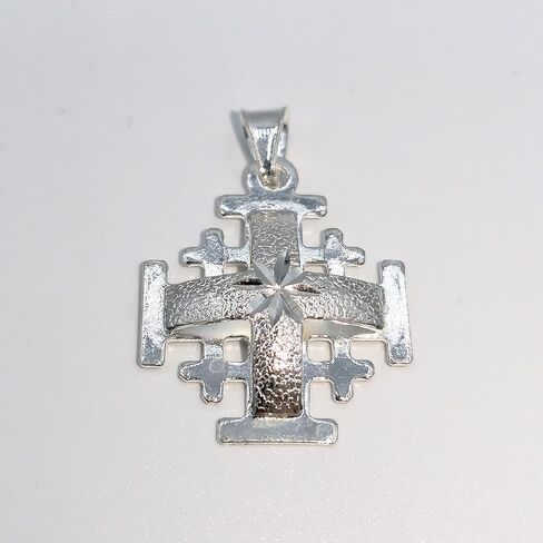 دلاية من الفضة الاسترلينية (925) مصنوعة يدويا في صليب القدس الصليبي الارضي المقدسة، فضي in Kuwait