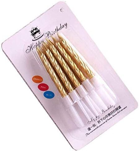 QQYL Gold Silver 1st 2nd 4th 18th 21st 25th 30th 40th 50th 60th 65th 70 85th 95th Happy Birthday Cake Topper Number Cake Candles Birthday Candles Decorating Kit Cake Banner Pop Sticks (Gold, Stick) in Saudi Arabia
