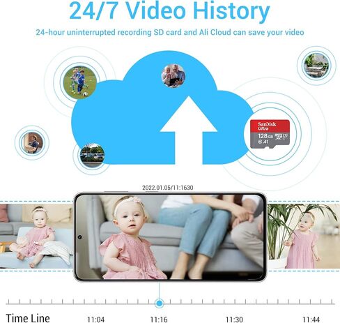 كاميرا Brillcam PoE، كاميرا IP بدقة 6 ميجابكسل، رؤية ليلية 100 قدم، كاميرا أمان خارجية، عدسة 2.8 مم، مقاومة للطقس IP67، فتحة ميكروفون/SD مدمجة، بطاقة SD سعة 128 جيجابايت (غير متضمنة)، اكتشاف الإنسان/الحركة in Kuwait