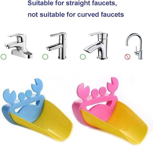 Faucet Extender, 2 Pack Sink Extender, Sink Extender for Hand Washing, Sink Wash Helper, Hand Wash Helper, Silicone Sink Extender for Bathroom Spout Bathtub, Faucet Extender for Hand Wash Sink Faucet in Saudi Arabia