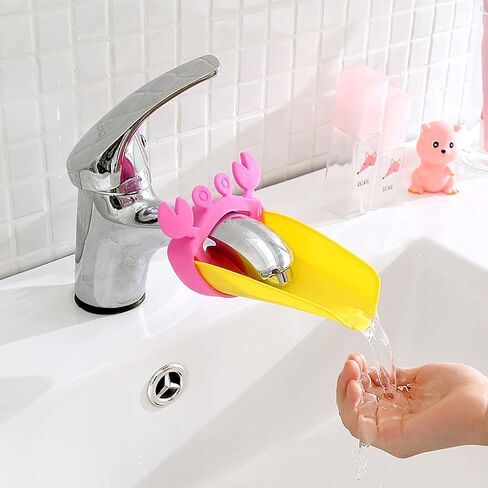 Faucet Extender, 2 Pack Sink Extender, Sink Extender for Hand Washing, Sink Wash Helper, Hand Wash Helper, Silicone Sink Extender for Bathroom Spout Bathtub, Faucet Extender for Hand Wash Sink Faucet in Saudi Arabia
