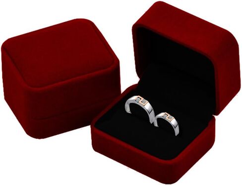 KINGWEDDING Flocked Earring Gift Boxes Jewelry Box,Rings Boxes (Blue) in Saudi Arabia