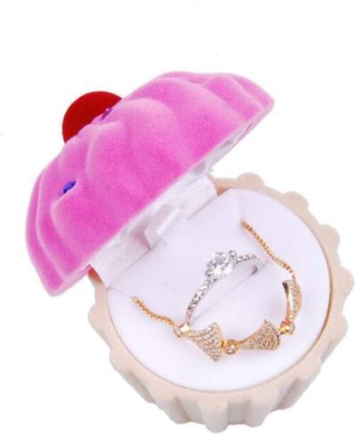 Holibanna Box Organizer Jewelry Storage Organizer Jewelery Organizer Photo Album Jewelry Organizers Jewelry Trays Graduation Cap Decorations Necklace Case Jewelry Case Cake Pink Cartoon in Saudi Arabia