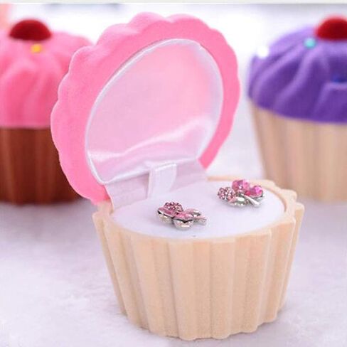 Holibanna Box Organizer Jewelry Storage Organizer Jewelery Organizer Photo Album Jewelry Organizers Jewelry Trays Graduation Cap Decorations Necklace Case Jewelry Case Cake Pink Cartoon in Saudi Arabia