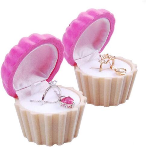 Holibanna Box Organizer Jewelry Storage Organizer Jewelery Organizer Photo Album Jewelry Organizers Jewelry Trays Graduation Cap Decorations Necklace Case Jewelry Case Cake Pink Cartoon in Saudi Arabia