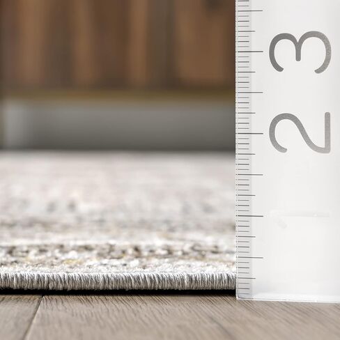 nuLOOM Alisha Traditional Perisan Machine Washable Area Rug, 5x8, Beige in Saudi Arabia