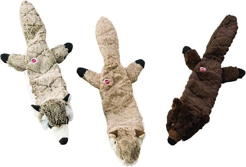 SPOT Ethical Pets Squirrel Skinneeez Extreme Stuffingless Quilted Dog Toy, 23" in Saudi Arabia