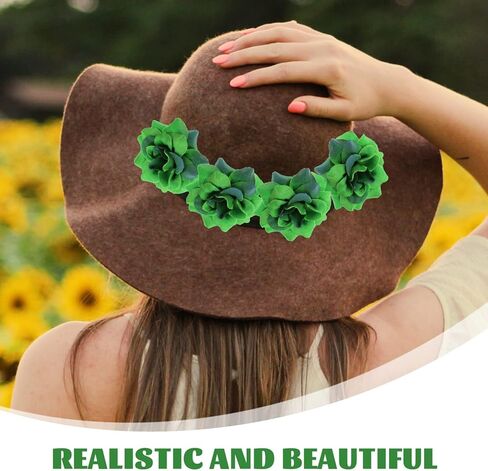 اولي رؤوس زهور ستابيليا صناعية لتزيين حفلات الزفاف، 50 قطعة (اخضر داكن) in Kuwait