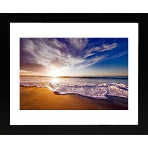 إطار صورة عائم باللون الأسود مقاس 11 × 14 - يشتمل على كل من أدوات التعليق المرفقة - يمكن تعليقه عموديًا أو أفقيًا - شاشة زجاجية شفافة للصور مقاس 5 × 7، و8 × 10، حتى 11 × 14 in Kuwait