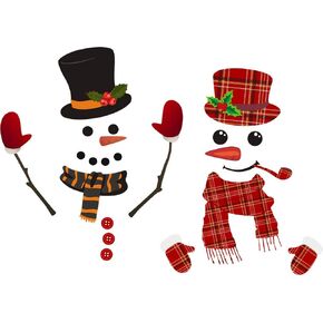 2Ps ملصقات عيد الميلاد ويندوز الثلاجة رجل الثلج لطيف مضحك الثلاجة ملصقات الحائط رجل الثلج الشارات خزانة الزجاج ملصقات الديكور القابل للإزالة ملصقات الحائط لديكورات عيد الميلاد المنزلية in Kuwait