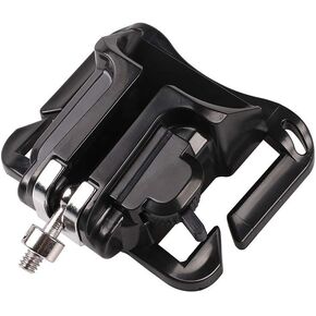 بييي حامل حزام الخصر للكاميرا، مشبك حزام الكاميرا مع برغي تثبيت 1/4 انش سريع الفك لكاميرا دي اس ال ار، اسود، L in Kuwait