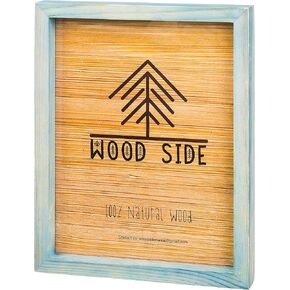 Black Wooden Picture Frames 5x7 - Set of 2-100% Eco Natural Solid Wood with Thick Borders for Wall Mounting and Tabletop Display, Real Glass