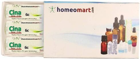 Cina Homeopathy Pellets (Pills) in 1M Potency, Pack of 3 in Saudi Arabia