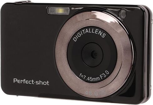 1080P Digital Camera for Photography, 2.7in Screen 48MP Vlogging Camera with SD Card, 8X Zoom Portable Digital Camera, with Wrist Strap and Fill Light for Traveling in Saudi Arabia