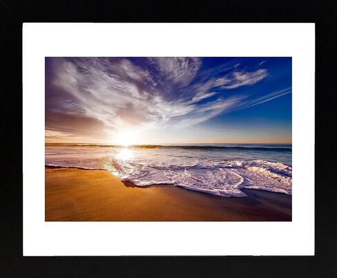 إطار صورة عائم باللون الأسود مقاس 11 × 14 - يشتمل على كل من أدوات التعليق المرفقة - يمكن تعليقه عموديًا أو أفقيًا - شاشة زجاجية شفافة للصور مقاس 5 × 7، و8 × 10، حتى 11 × 14 in Kuwait