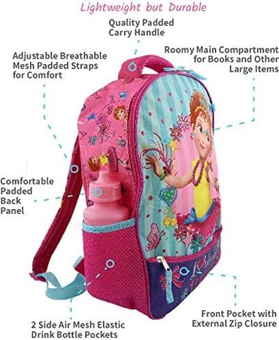Fancy Nancy Girls 5 piece Backpack and Snack Bag School Set in Kuwait